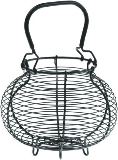 LOUIS TELLIER - Panier à Salade, Corbeille à Oeufs - Idéal pour Essorer sa Salade ou en Décoration - Vieux Fer - Qualité Supérieure - Marque Française