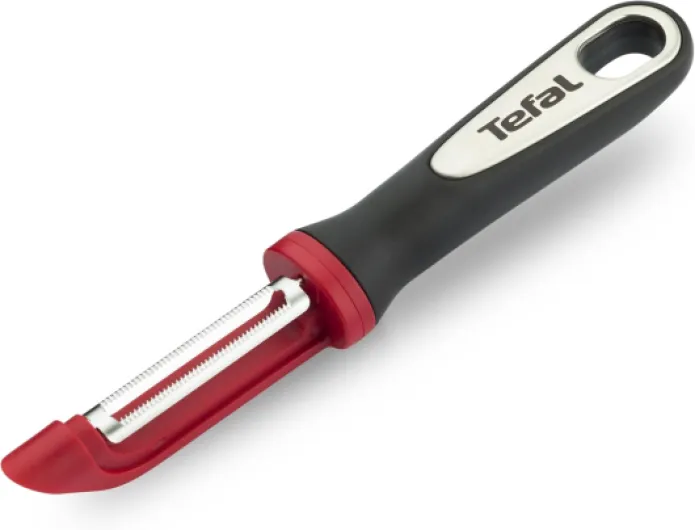 K2074014 Epluche Tomate, Acier Inoxydable, Noir/Rouge, 28,8 x 9,2 x 2,6 cm Noir/Rouge 28.8 x 9.2 x 2.6 cm