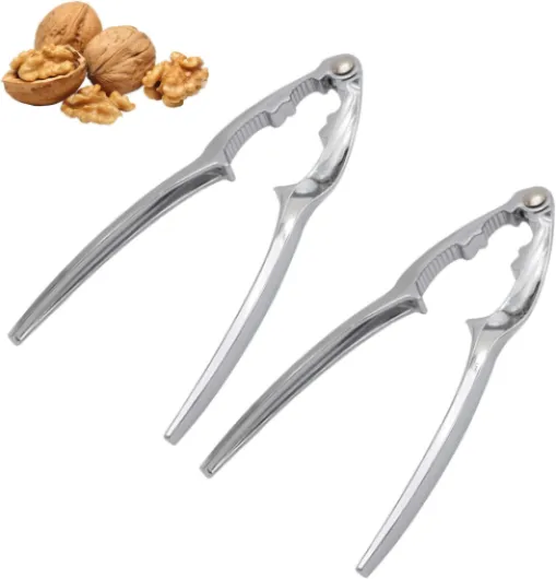 Casse Noix,2 Pince Casse Noisette, Pince Noix,Casse-Noix, Casse Noix et crustacés,pour Noix,Aux Noix,Noisettes,Amandes,Noix du Brésil ou Autres Écrous