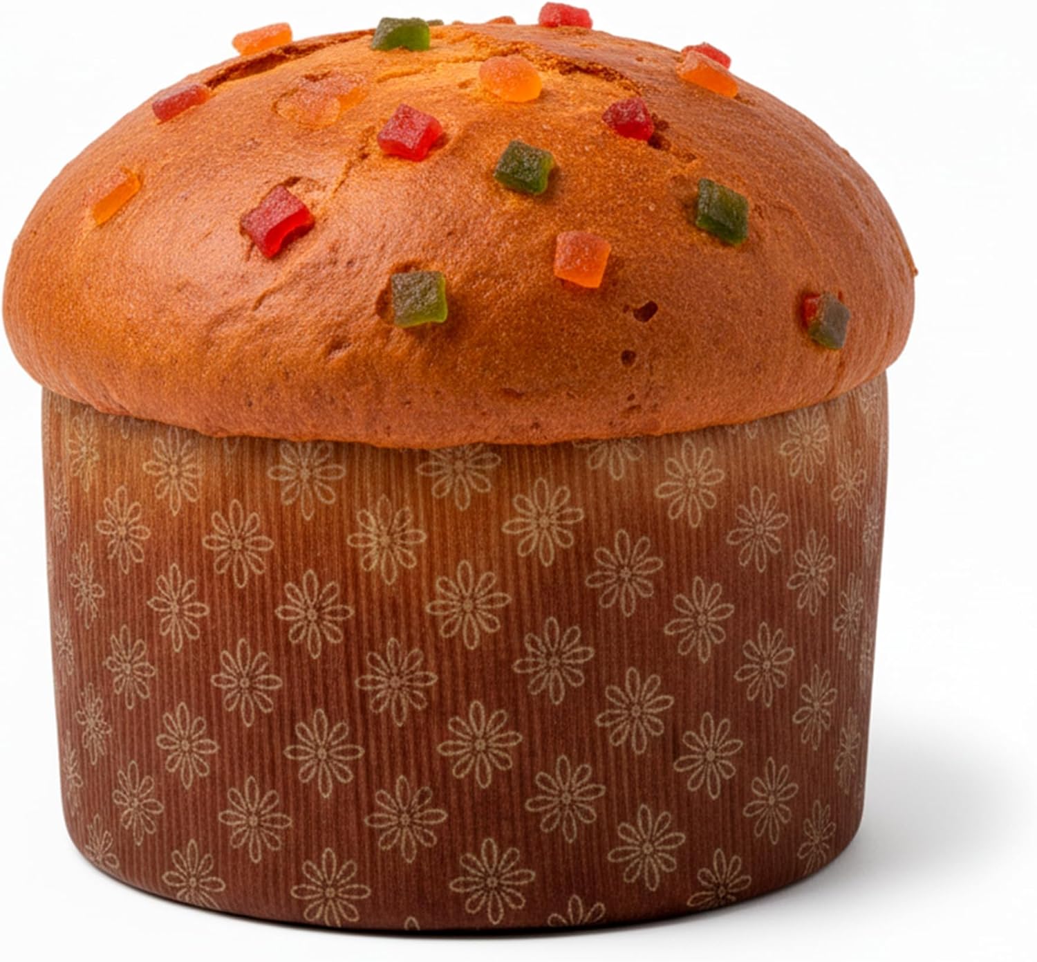 MAQA 10 pcs Moule à Panettone Bas et Haut de 750 g et 1 kg, Pirrottini Panettone en Papier, Moule pour la Cuisson du Panettone Alto/1 KG Alto 1 KG