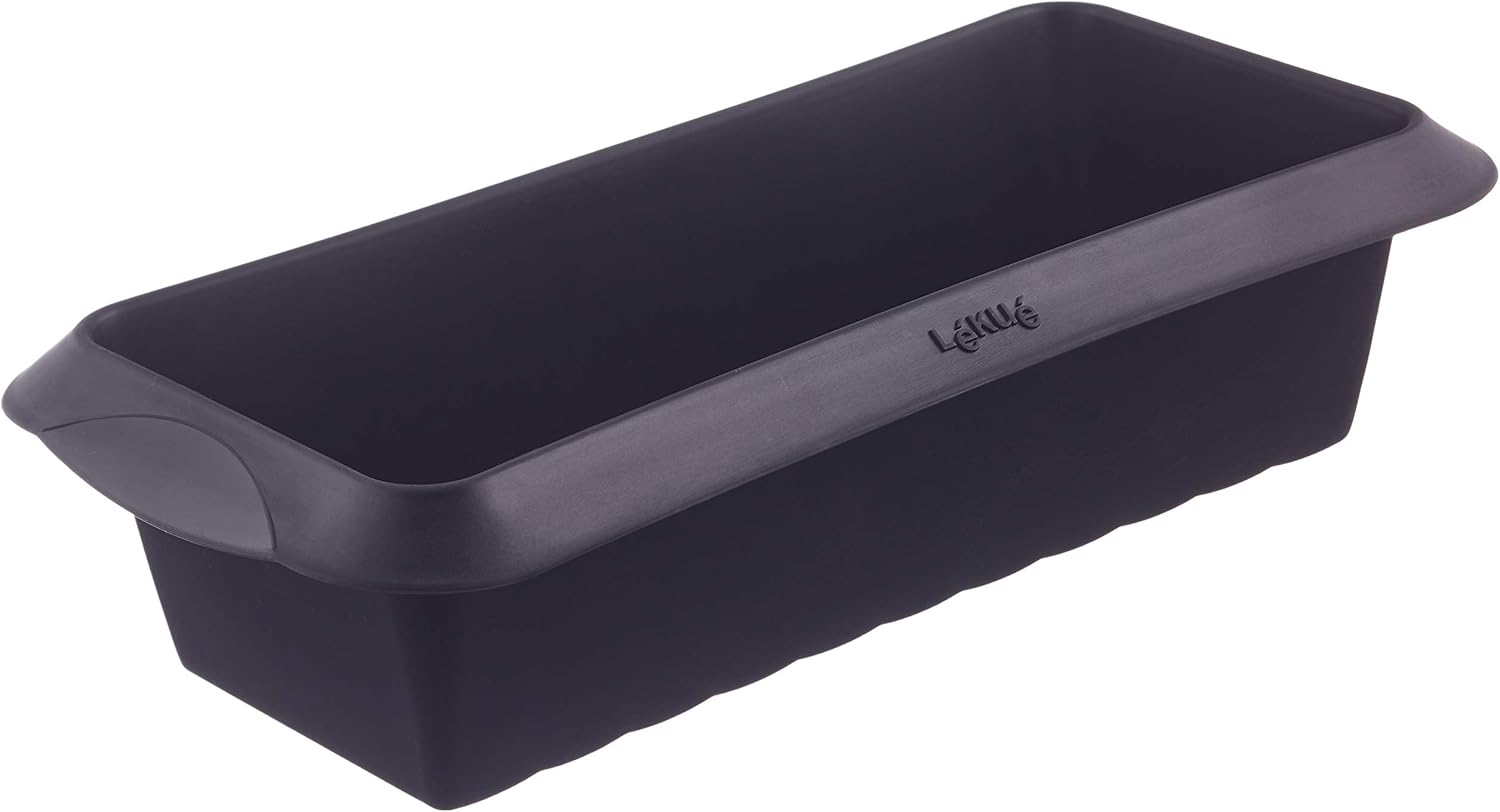 Classic Moule à Cake Silicone Noir 24 cm 24 cm Rectangulaire Noir