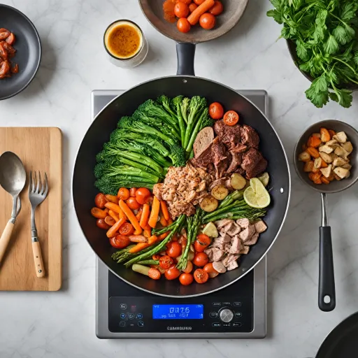 Cuisiner malin avec une poêle à 4 compartiments : l’ustensile qui simplifie vos repas