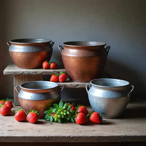 Bassine en cuivre : l’alliée raffinée des confitures maison