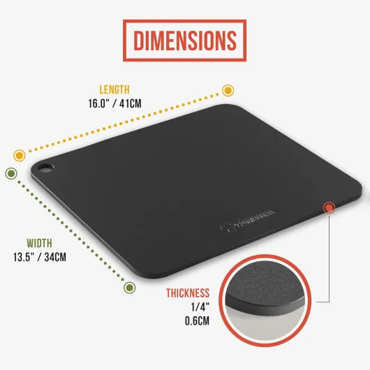 Pierre a Pizza Réfractaire Rectangulaire en Acier - Plaque a Pizza pour Four et Barbecue, Chauffe Rapidement pour une Cuisson Uniforme - Format Artisanal 41 x 34 x 0,6 cm 41 x 34 cm