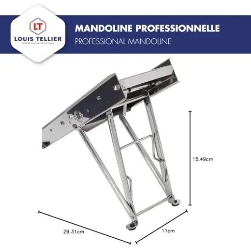 Test Louis Tellier Mandoline Professionnelle Inox : la trancheuse sérieuse pour ceux qui cuisinent beaucoup