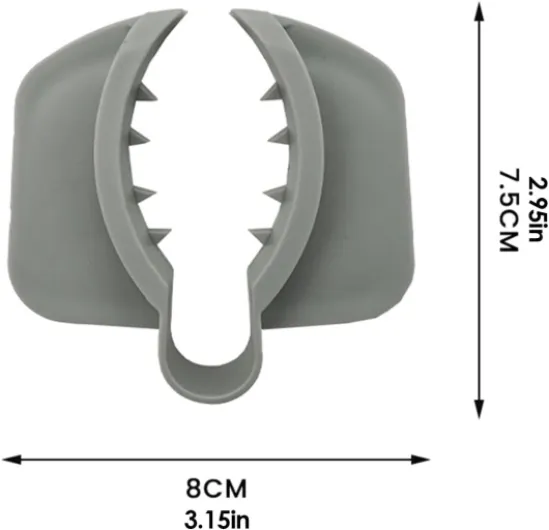 Protège-doigts pour mandoline, protection alimentaire pour couper les aliments, protection mandoline avec design antidérapant, accessoire de cuisine ergonomique, outil de protection avec prise en main