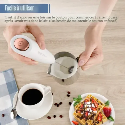 Test SIMPLETASTE Mousseur à lait : le petit fouet qui change le café du matin (sans se ruiner)