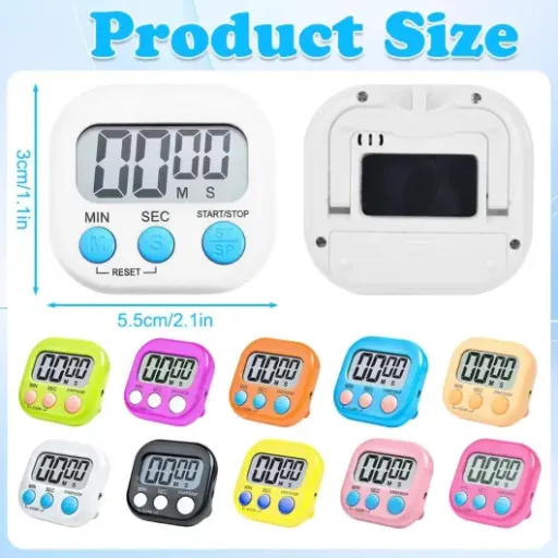 Test Minuteur de Cuisine SGZIOO (lot de 10) : des petits timers simples qui font le job pour toute la maison