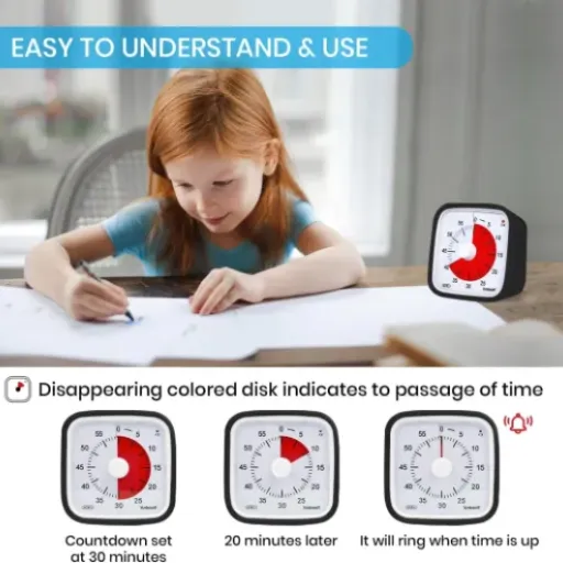 Test Yunbaoit Minuteur Visuel 60 min : le minuteur simple qui calme un peu le chaos à la maison