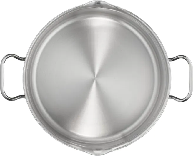 Faitout 20 cm, Induction, Couvercle filtrant en verre, Acier inoxydable 18/10, Garantie 10 ans, Base 3 couches, Casserole, Duetto A7054463 20cm