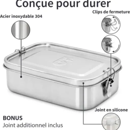 Test Bambaw Lunch Box Inox 1200 ml : la gamelle en métal qui fait le taf au quotidien