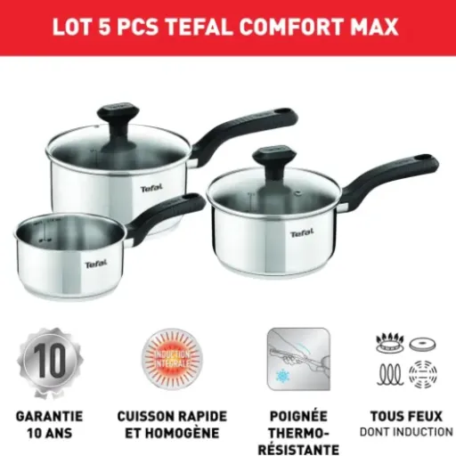 Test Tefal Comfort Max 3 casseroles : le kit de base qui fait le job en cuisine au quotidien