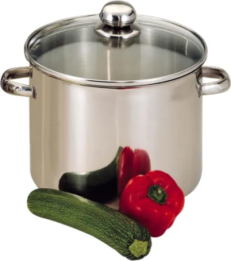 Traiteur inox + couvercle verre 32 cm 19 Litres