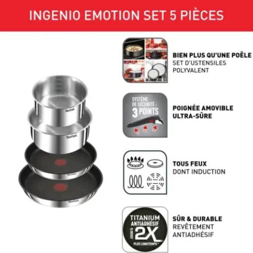 Test Tefal Ingenio Emotion L897S504 : le kit inox compact qui simplifie un peu la cuisine au quotidien