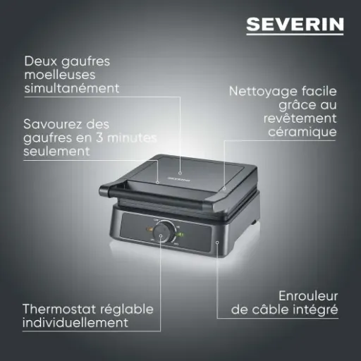 Test Severin WA 2130 : le gaufrier belge qui va te faire enchaîner les fournées