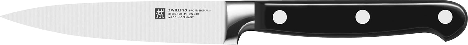 Professional S Set de couteaux 3 pièces, acier spécial inoxydable, noir, Made in Germany 10 cm