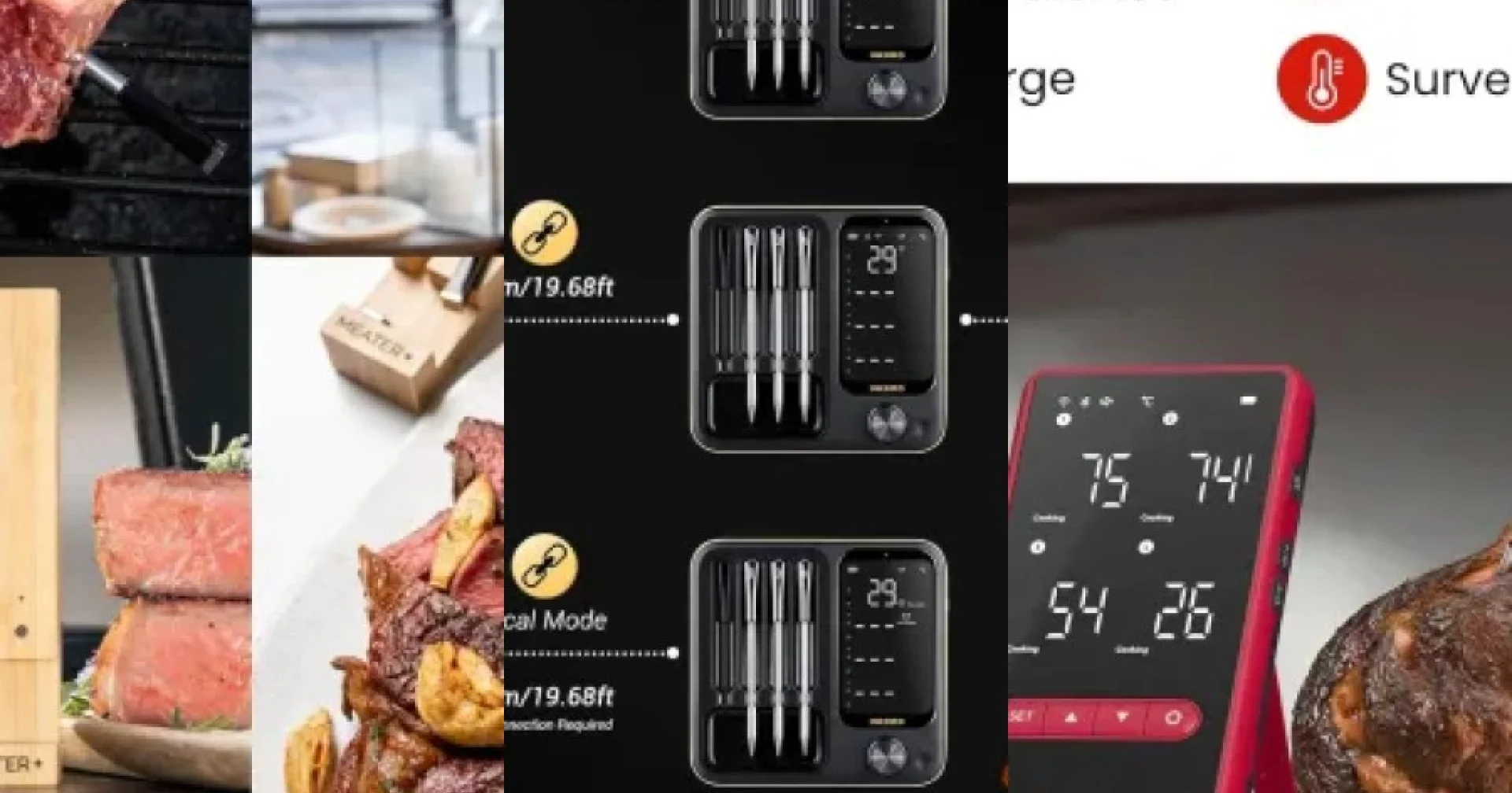 Top Thermomètre Bluetooth BBQ