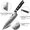 Test SHAN ZU Couteau Japonais de Chef 20cm : un vrai bon couteau Damas pour la cuisine du quotidien