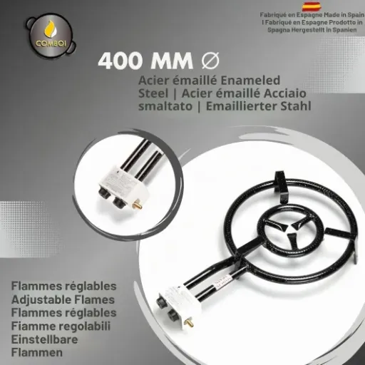 Test COMBOI Kit 400 + trépied : le kit paella gaz qui fait le job pour les repas de famille